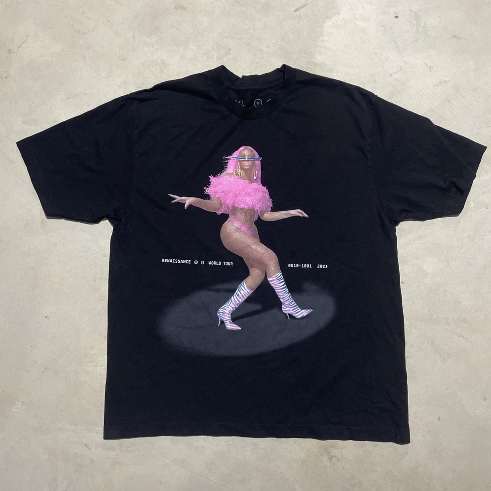 Beyonce Year of Renaissance World Tour Shirt SZ XL 2023 Official Merch Reflect